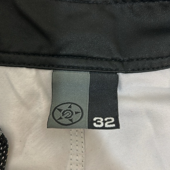 Vibrant Blue and Green Board Shorts with Tropical Design - Picture 5 of 6